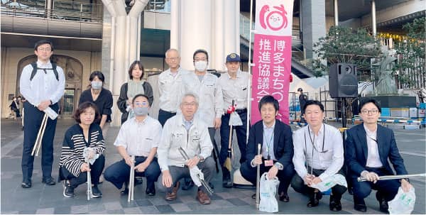 クリーンデイ参加（博多駅周辺）