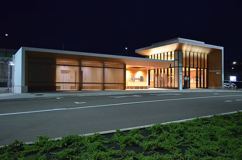 大村車両基地駅　駅舎