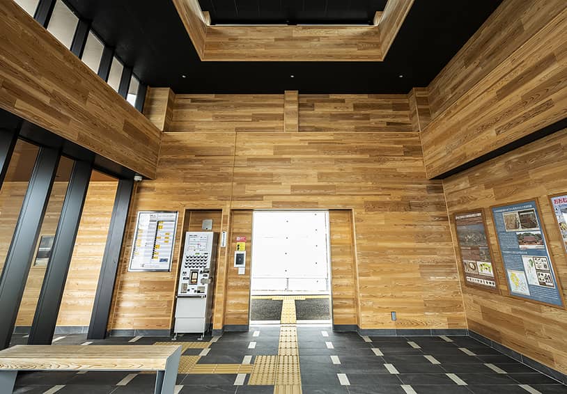 大村車両基地駅　駅舎