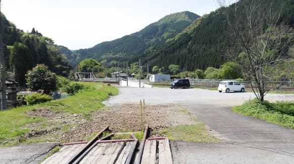 実際の廃線跡の巡回
