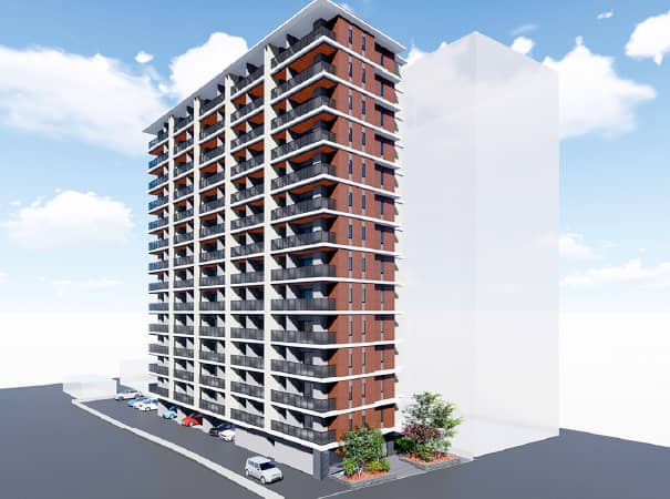 BIMによる外観プレゼンパースの作成