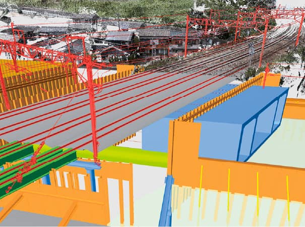 4Dモデルによる施工計画等の検討