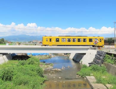 島原鉄道　⼭⽥船津川橋りょう（⻑崎県雲仙市）