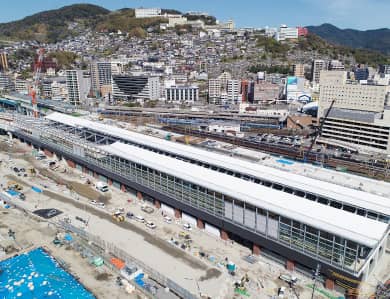 長崎本線　長崎高架（長崎県長崎市）