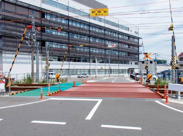 市道　野際・石ケ崎線　道路・踏切設計（福岡県筑紫野市）