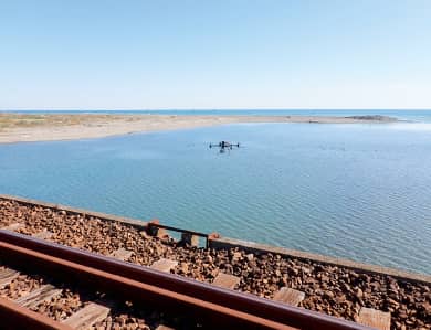 ドローンによる既設橋りょう調査